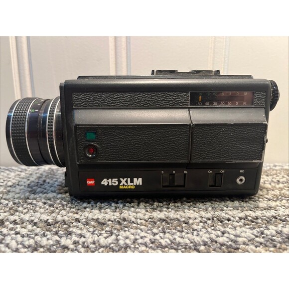 Vintage Movie Camera GAF XL415m Macro UNTESTED For Parts Great Decor - Picture 1 of 10